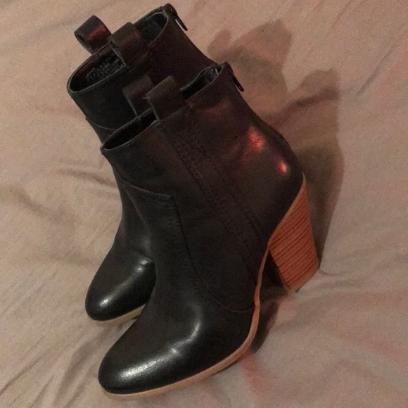 Block Heel Booties - Picture 5 of 5